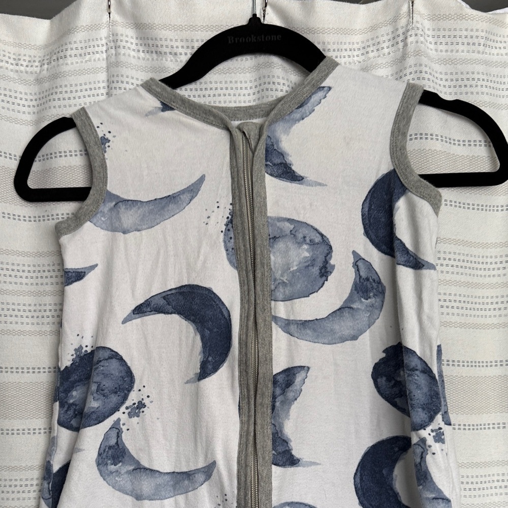 Burt's Bees Baby White and Gray Beekeeper Sleep Sack